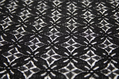 The Best French Leavers Allover Black Stretch Geometric Lace