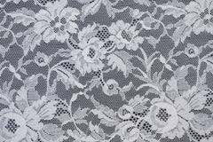 The Best French Leavers Allover Non-Optic White Floral Lace