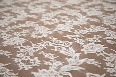 The Best French Leavers Allover Off-White Floral Lace